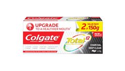Colgate Total 12 Charcoal 2 Pieces x 150g - 121091824