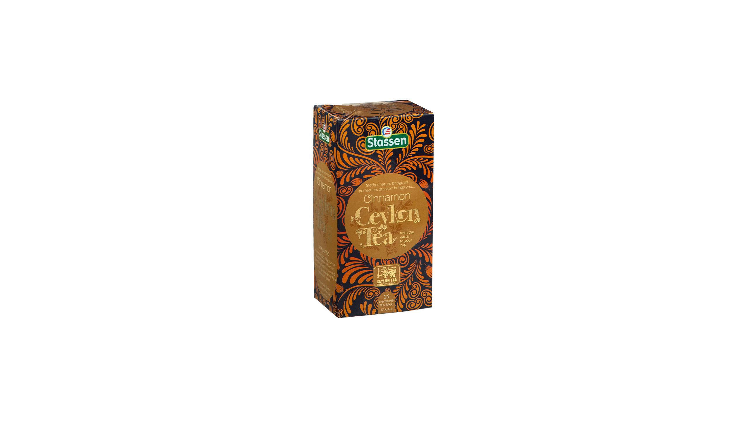 Чай стассен аром.c корицей черн.25пак*1.5г 37.5г (4791003261807)