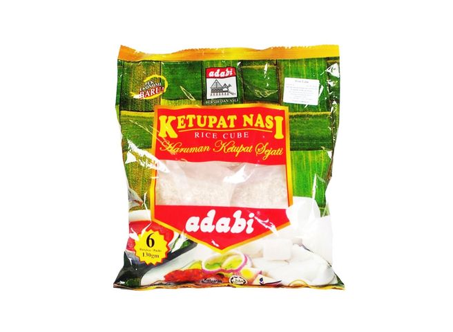 Adabi Ketupat Nasi Ekonomi Rice Cubes 6 Pieces X 130g Delivery Near You 