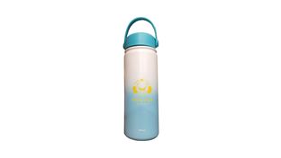 MINISO Minions Collection Plastic Water Bottle with Straw and Shoulder  Strap - 600mL Yellow Tumbler