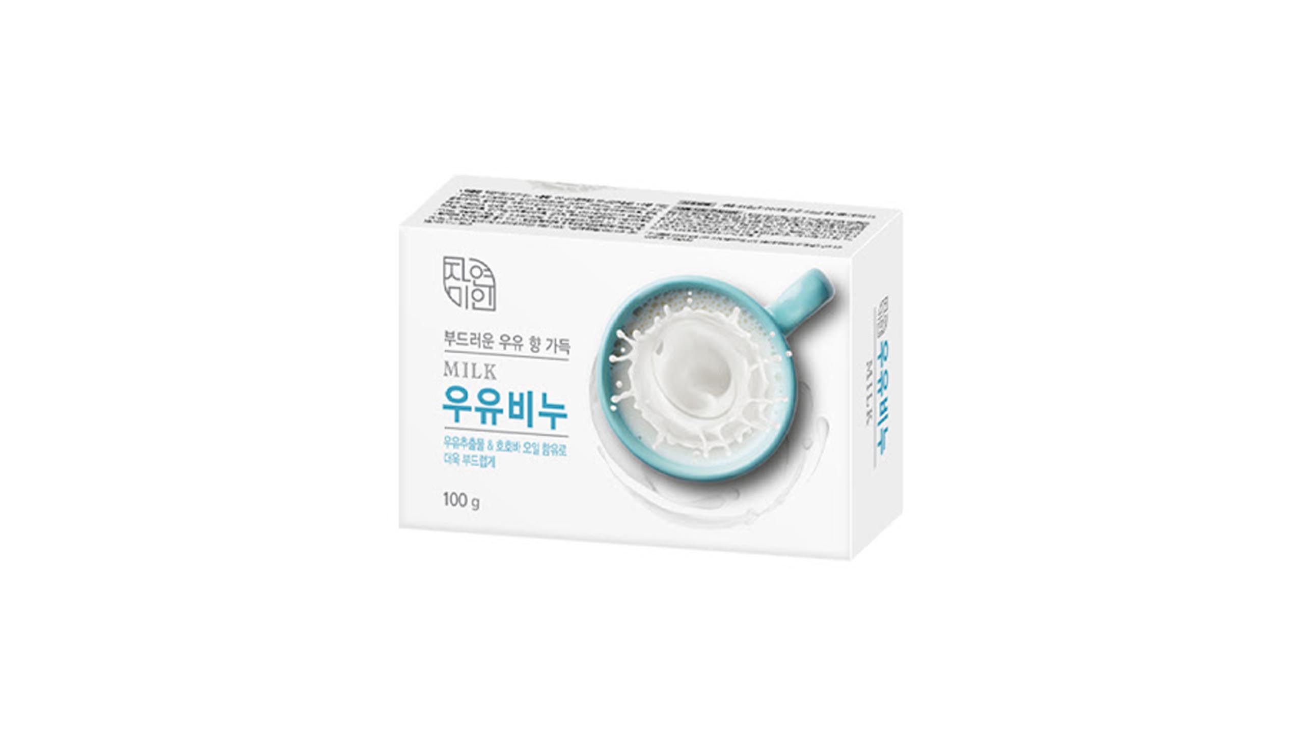 Мыло sokki косметическое молочное 100г тв/уп (8801173801751)