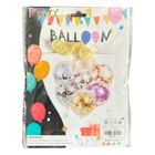Clear Confetti Balloon Set 1 Piece
