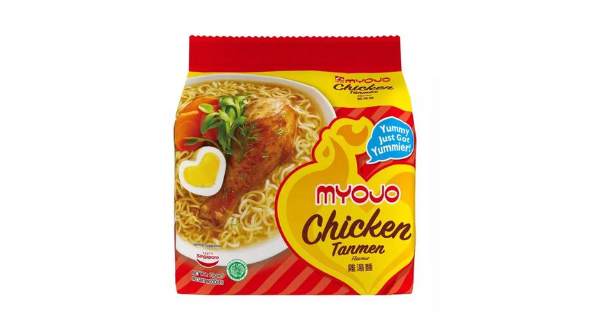 Myojo Chicken Tanmen Noodles (Halal) 5pcs x 81g
