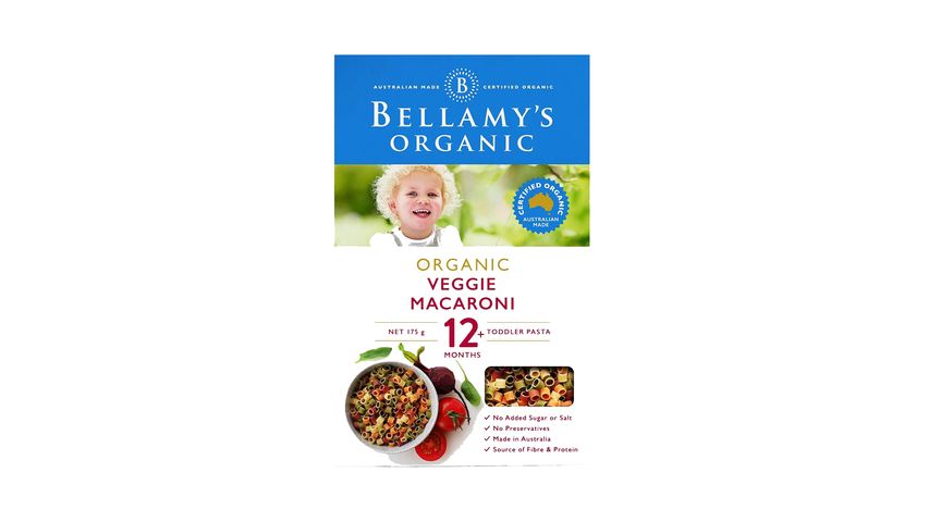 Order Bellamy's Organic Veggie Macaroni Toddler Pasta (12+ Months