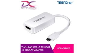 USB-C to HDMI 4K UHD Display Adapter - USB-C Adapter - TRENDnet TUC-HDMI