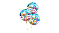 Ferns N Petals Bouquet of 3 Happy Birthday Balloon 3pcs - EXP6827 3 Pieces