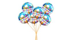 Ferns N Petals Bouquet of 6 Happy Birthday Balloons 6pcs - EXP6823 6 Pieces