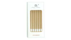 Gold Candle Set (13.5cm) 6pcs