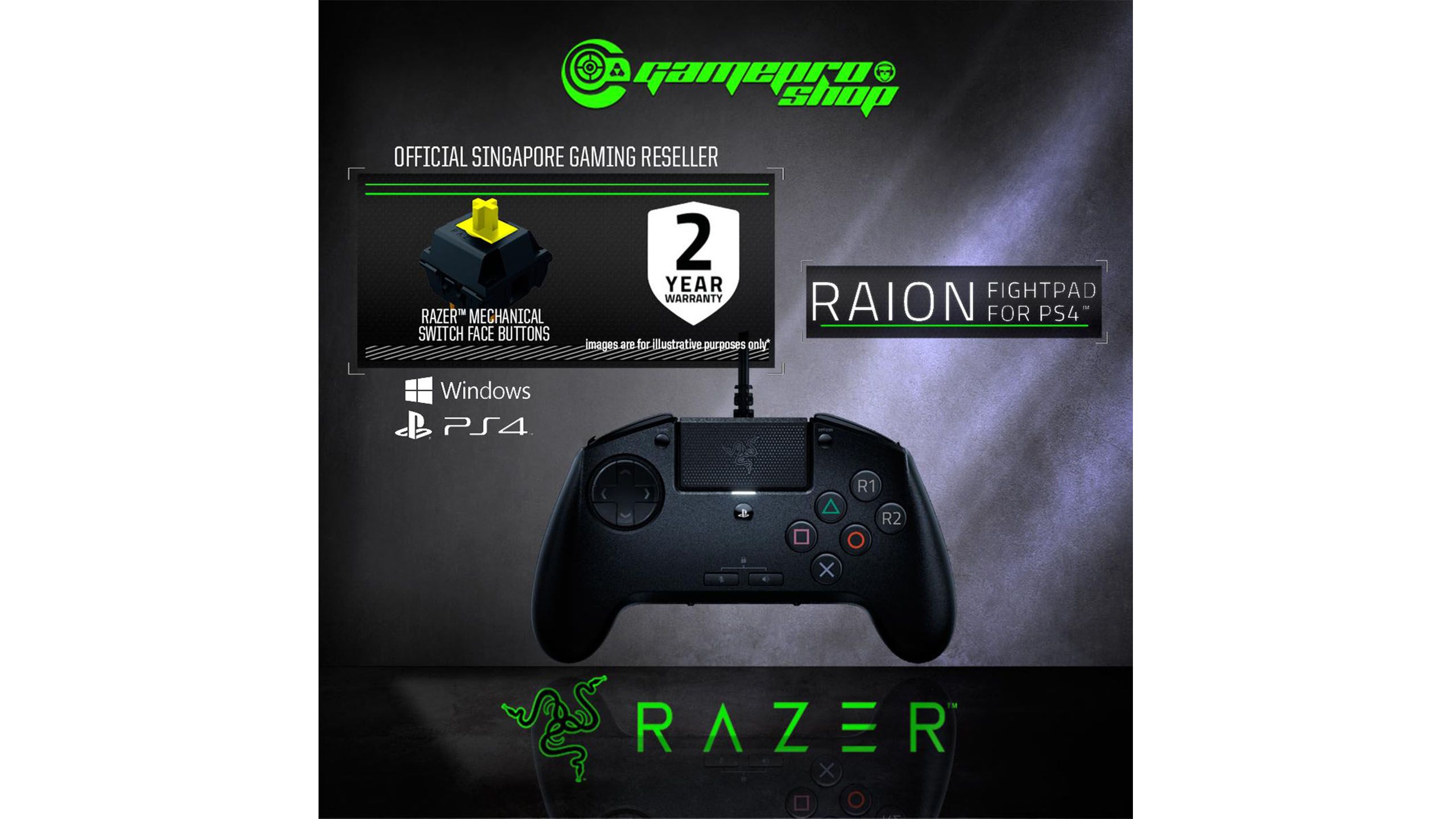 在Singapore向GameProSG (Funan)订购Gaming Controllers产品