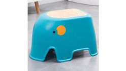 Lucky Baby Elephant Step on Stool Big Blue 0.8kg
