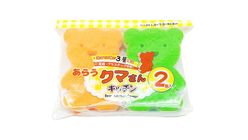Vesta Kitchen Scourer Sponge (Bear) (11.5 x 7.5 x 3 cm) KS-16 | 2 Pcs