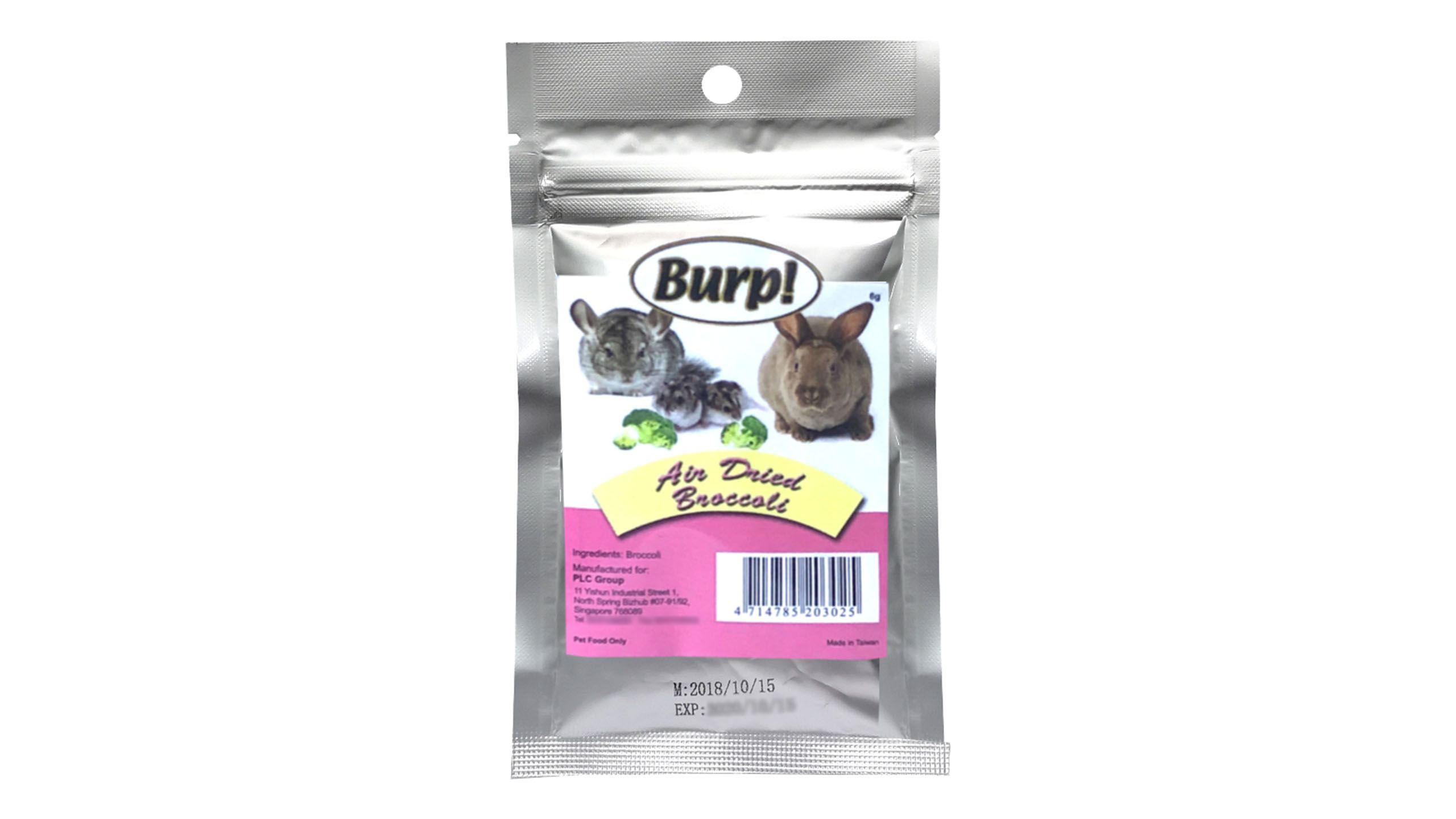 burp hamster food