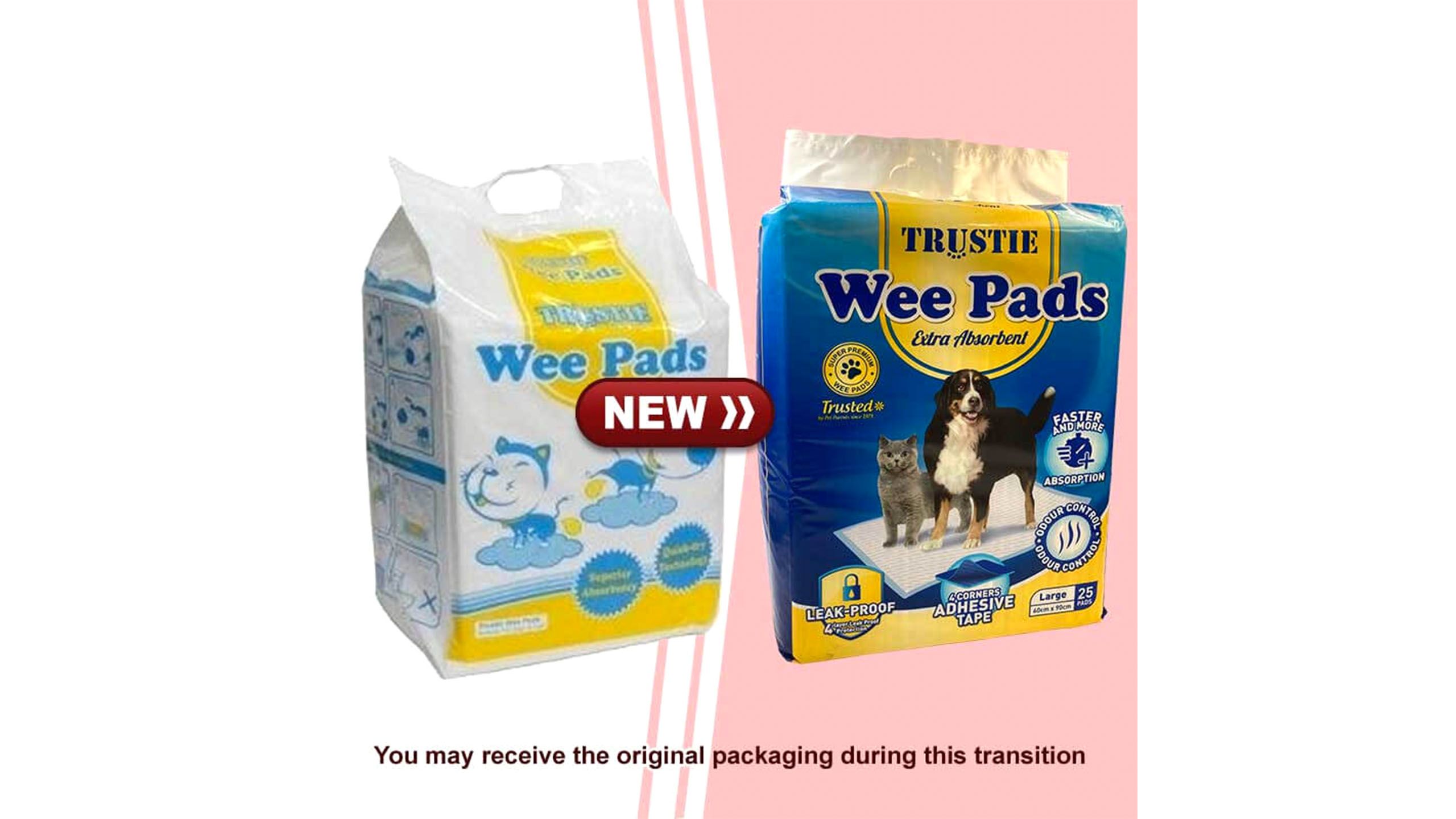 Trustie wee clearance pads