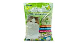 Seedo Flushable Corn-made Cat Litter Green Tea Scented 7L 150300