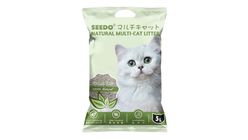Seedo Cat Litter for Multi-cat Household Green Tea Scented 5L 150401
