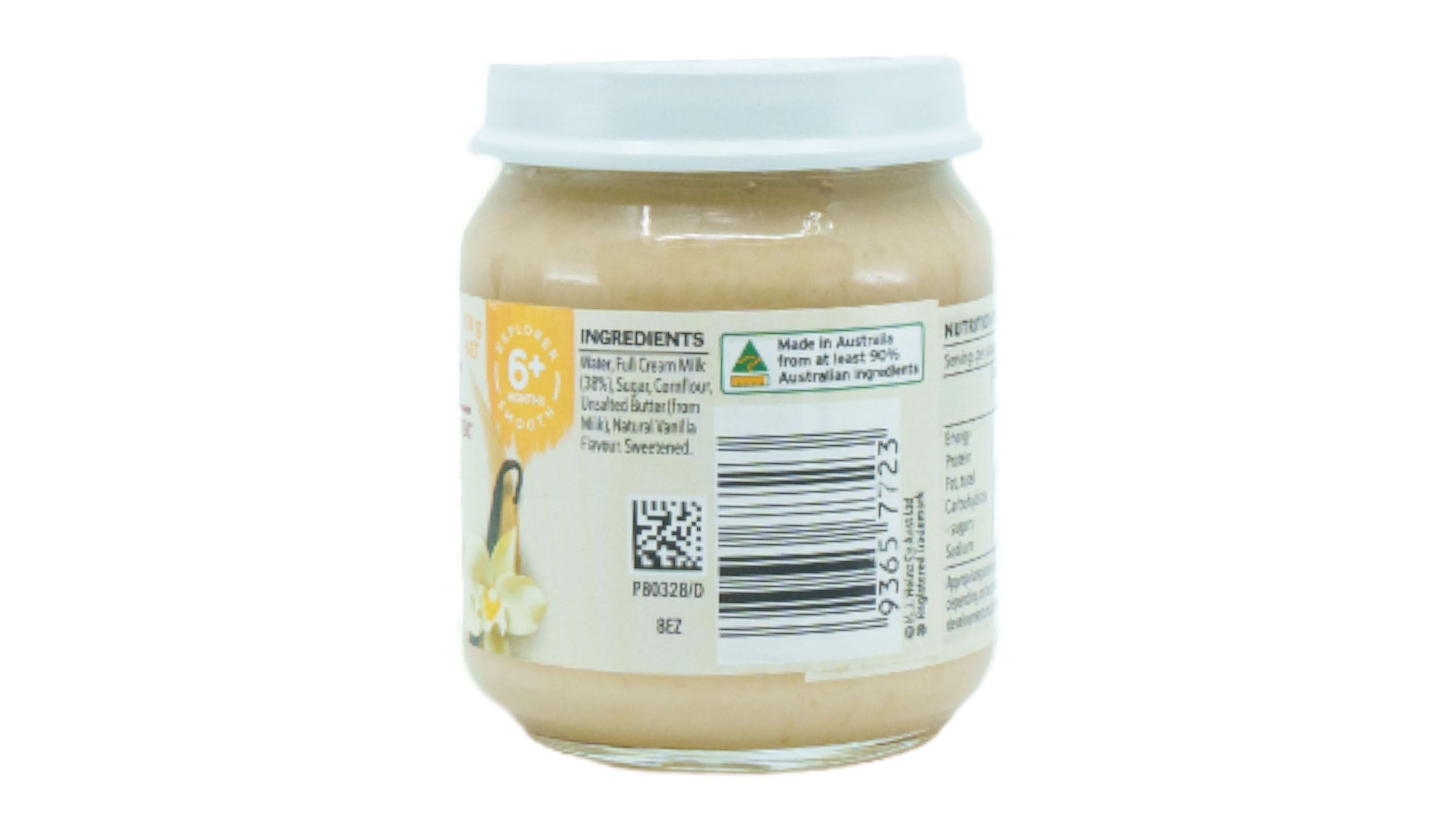 Vanilla custard best sale baby food