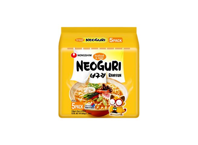 Nongshim Neoguri Mild Seafood 120g 5 Packs delivery in the Philippines ...