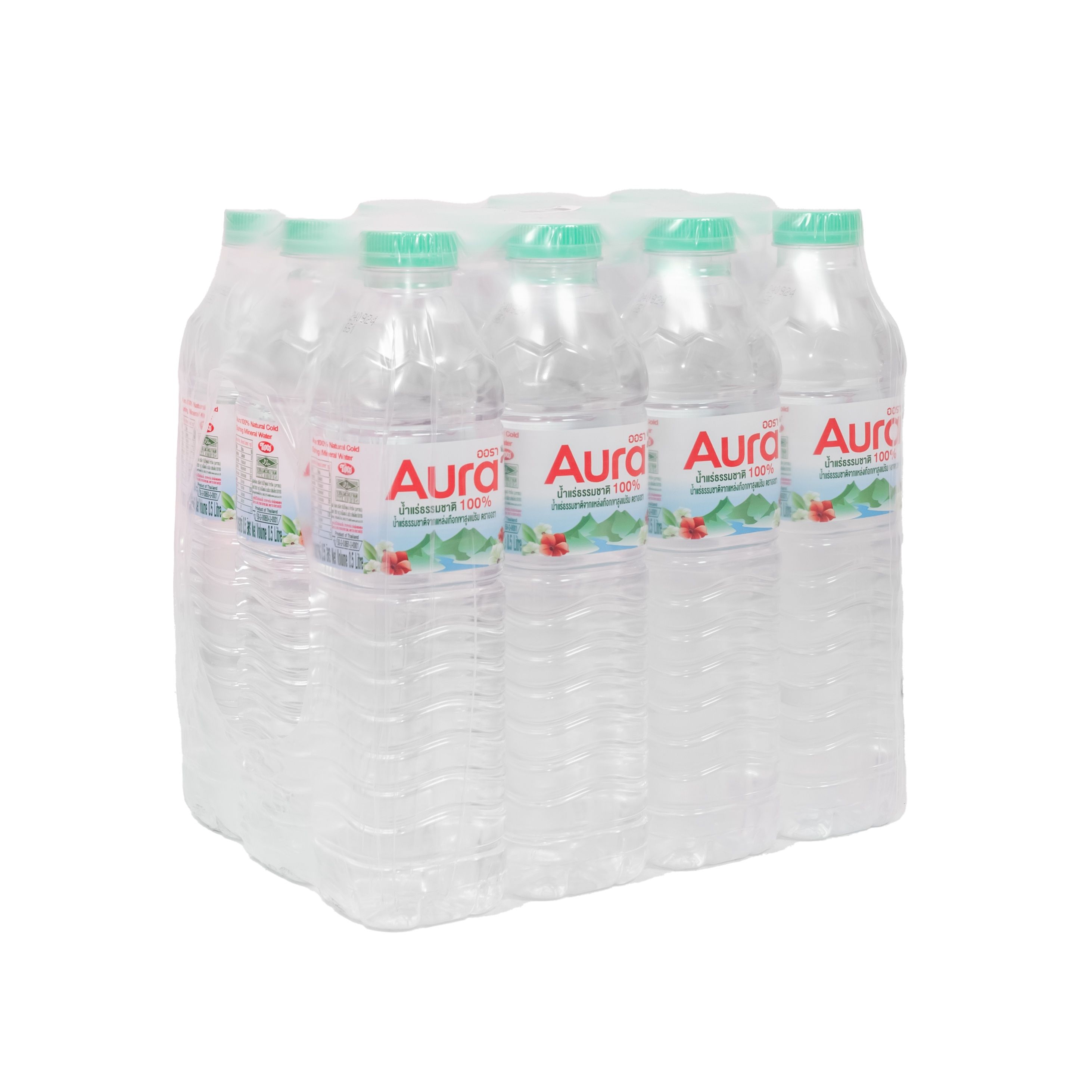 Buy Aura Mineral Water 500ml Pack 12 from pandamart (Sathorn) online in