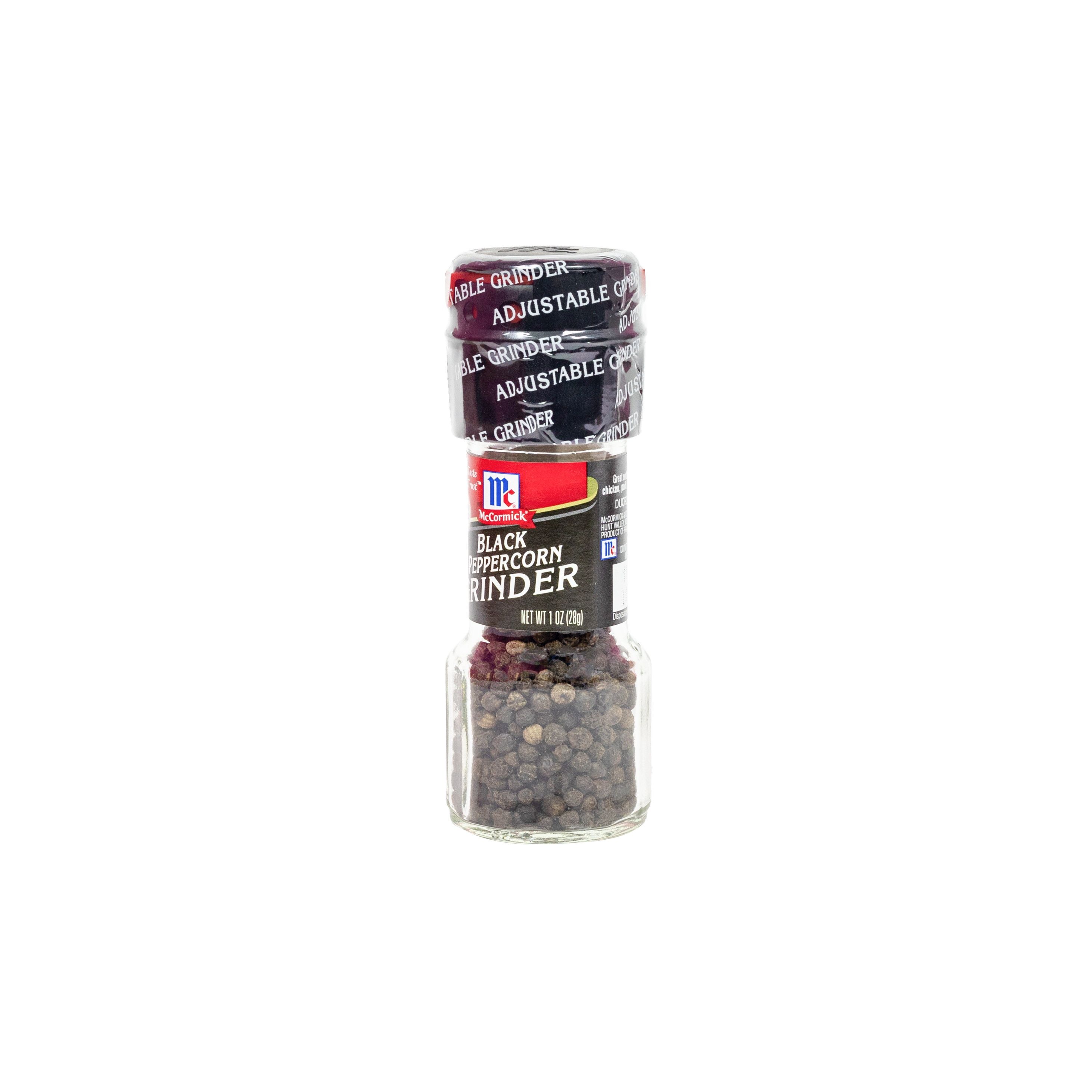 McCormick Black Peppercorn Grinder, 1 Oz