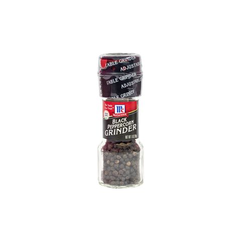 Mccormick Grinder Black Peppercorn, Adjustable - 1 oz