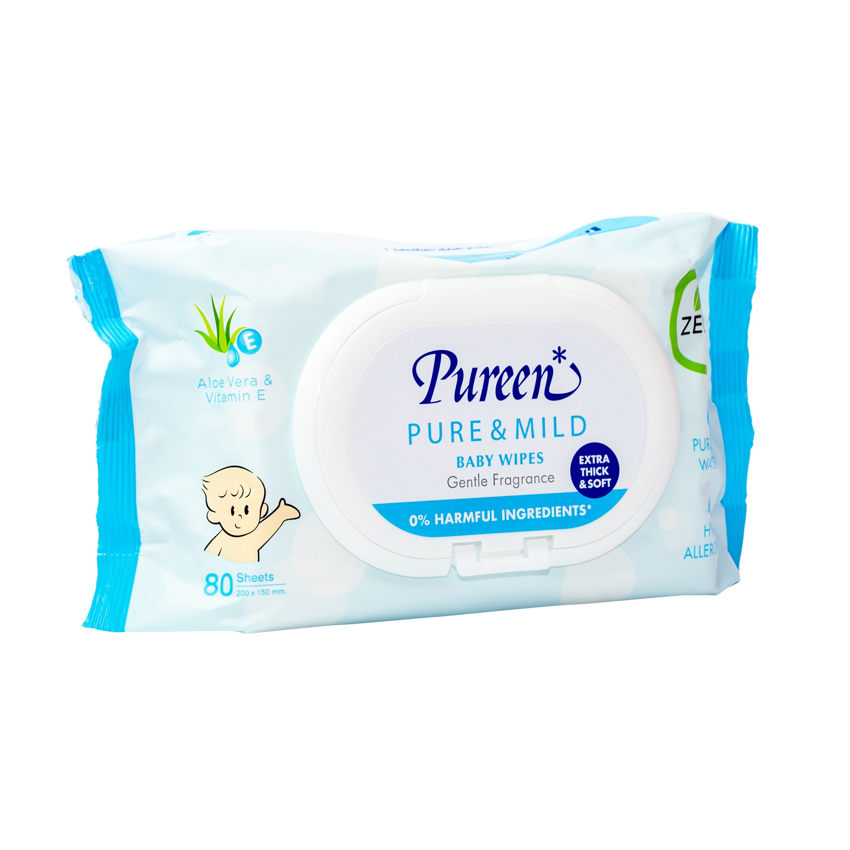 Mild best sale baby wipes