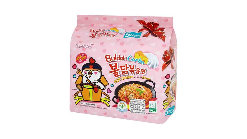 线上订购 pandamart (Woodlands - Admirax) 的 Samyang Hot Chicken Carbonara Ramen  5s x 130g