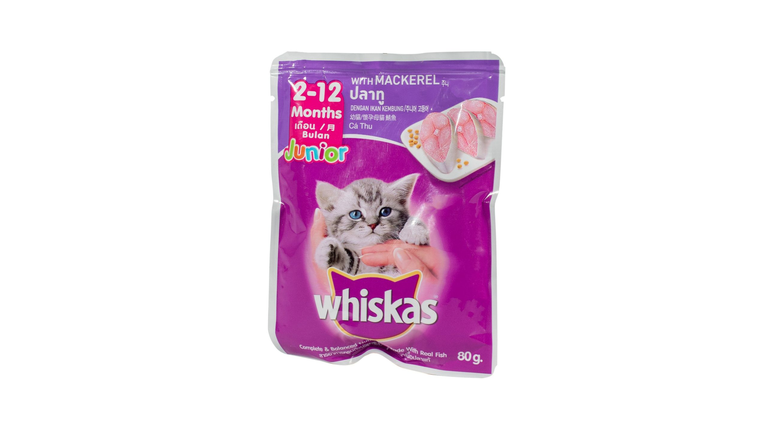 Whiskas junior outlet mackerel