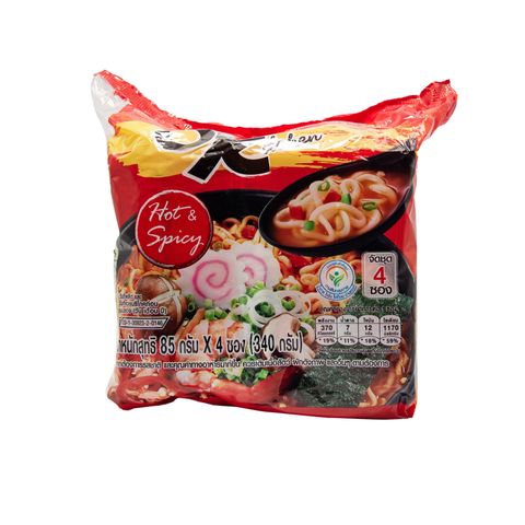 MAMA Ramen Style Instant Oriental Noodles Spicy Pork Flavor 10 Pack