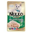 Nekko Gold Pouch Tuna Topping Chicken In Jelly 70g