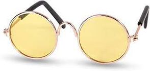 Sunglasses For Lovely Pet Cat & Dog Golden 1 Piece
