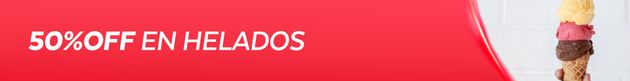 Helados 50% OFF