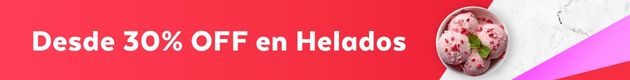 Helados desde 30% OFF