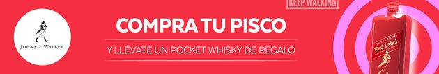 Compra tu Pisco y llevate un Pocket Johnnie Walker Red