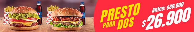 ¡Presto Para Dos! Exclusiva en Domicilios.Com