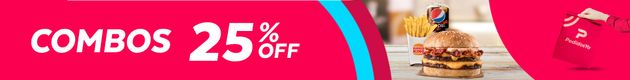 BK Lunes y Miércoles 25% OFF