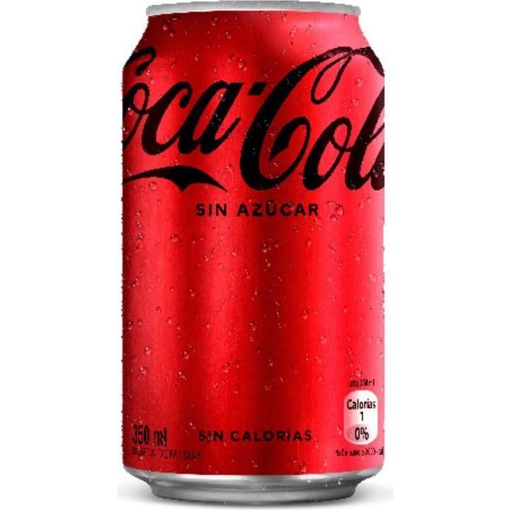 Coca-Cola Sabor Sin Azúcar Lata 350 ml