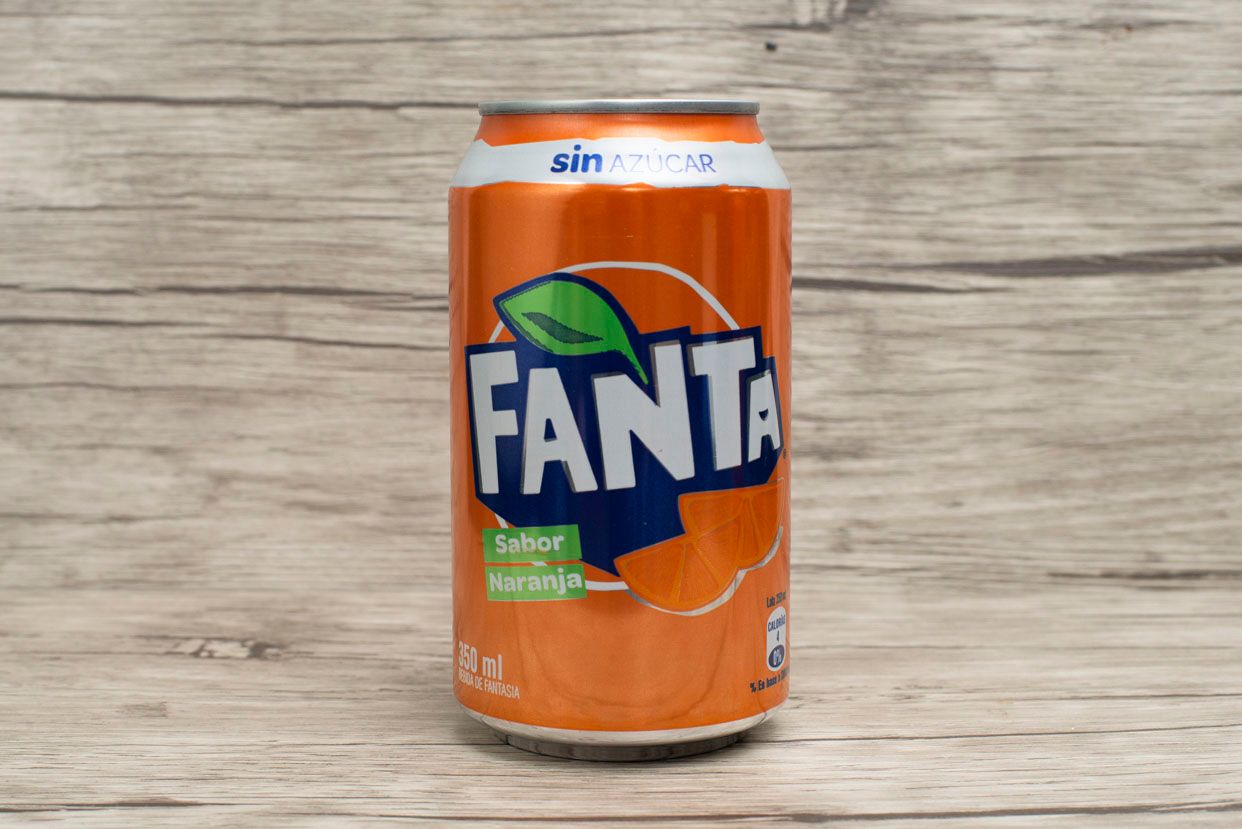 Fanta Zero Lata 350 cc