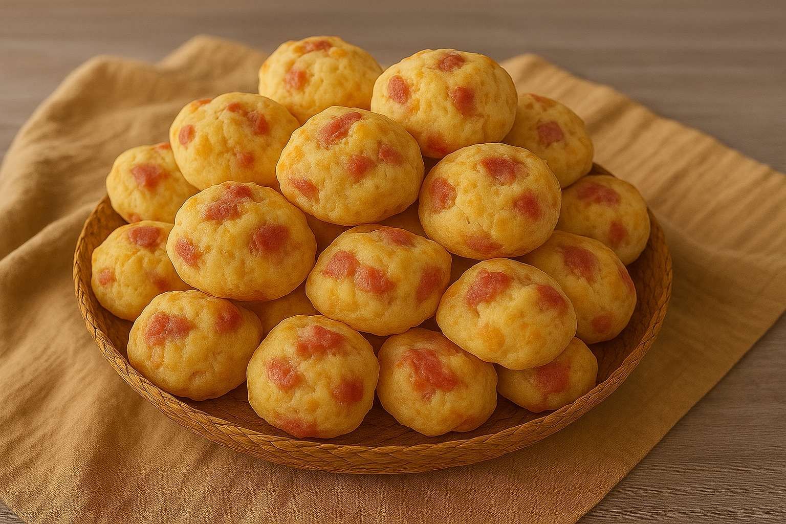 Chipá Clásico Con Jamón Cocido