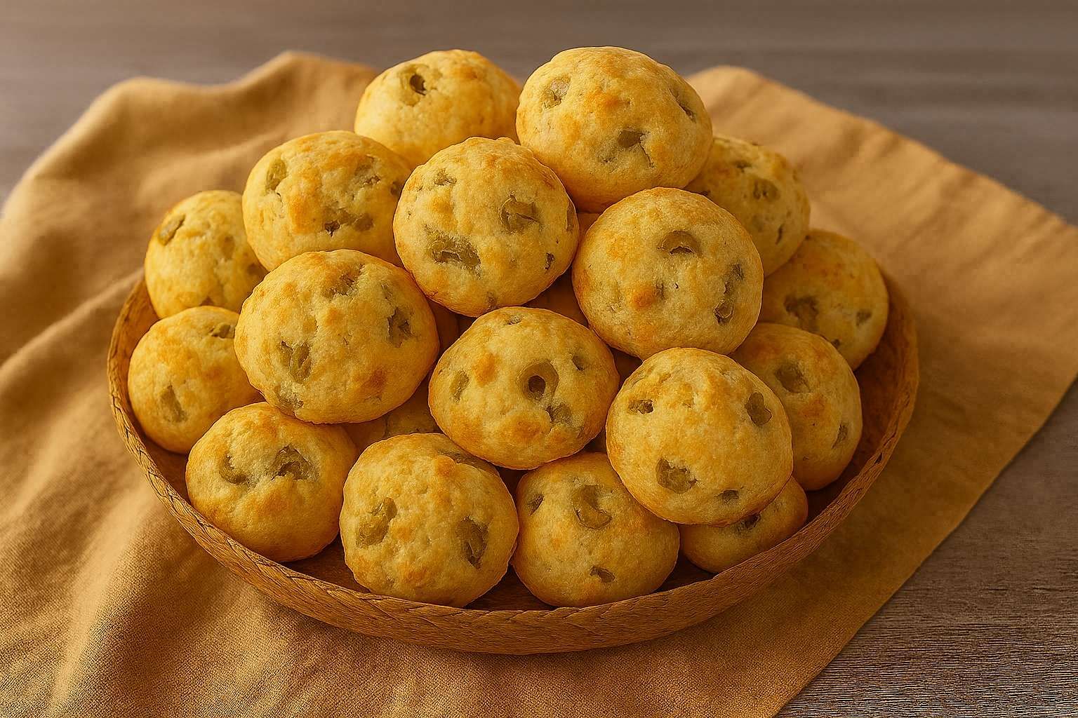 Chipá Clásico Con Aceitunas
