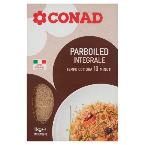 Riso Parboiled Integrale - Conad - 1 kg