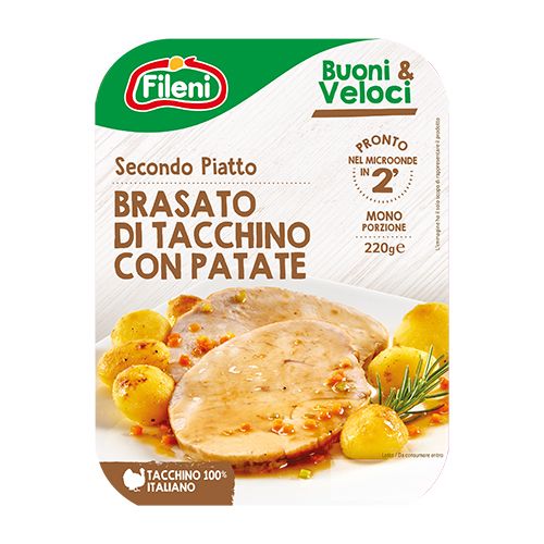 Fileni Buoni & Bilanciati* Tacchino Piccante Poker di Verdure Orzo