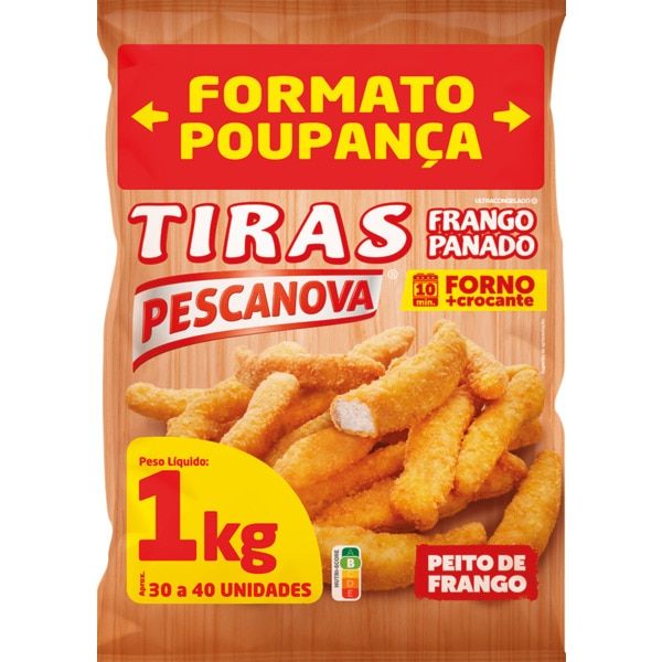 Pescanova Tiras de Frango embalagem 1 kg