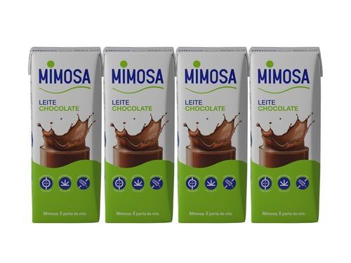 LEITE C/CHOCOLATE MIMOSA 4*200ML