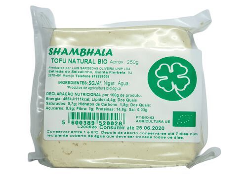 Tofu Fresco Shambhala:Natural Biologico 250 G