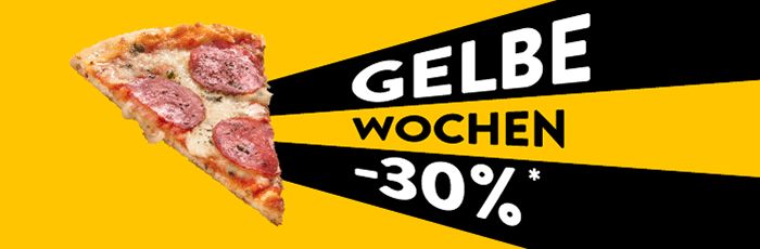 Gelbe Wochen - 30% Rabatt