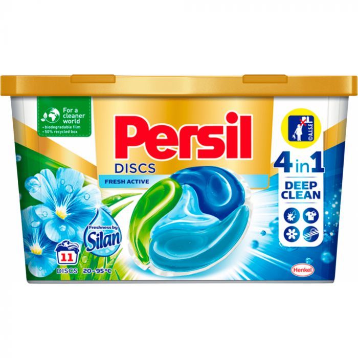 Buy Persil gel Detergent 4 In1 Discs With Softener 11 pcs Online in