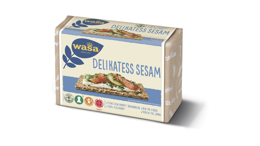 Wasa Hard Bread Delikatess Sesame 285g