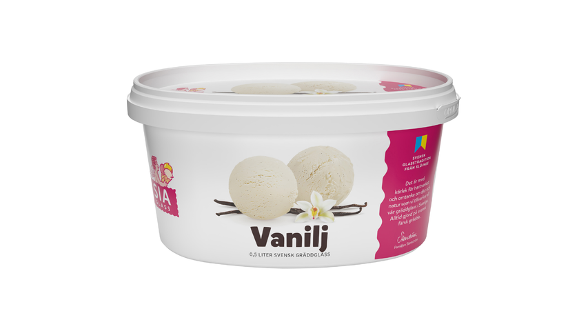 SIA Glass Vanilla Ice Cream 500ml