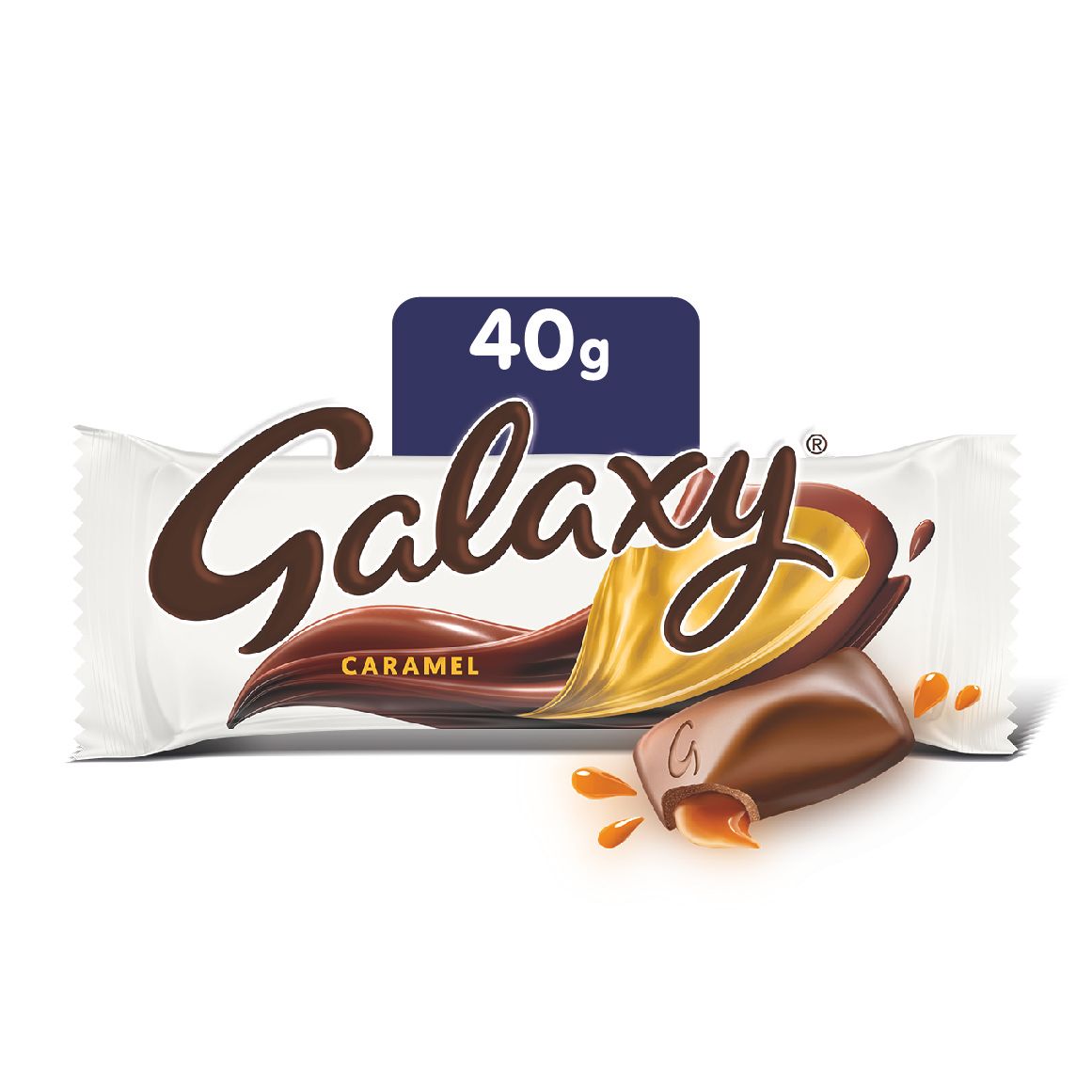 Buy Galaxy Caramel Chocolate Bar, 40g Online in Jordan | Talabat Jordan