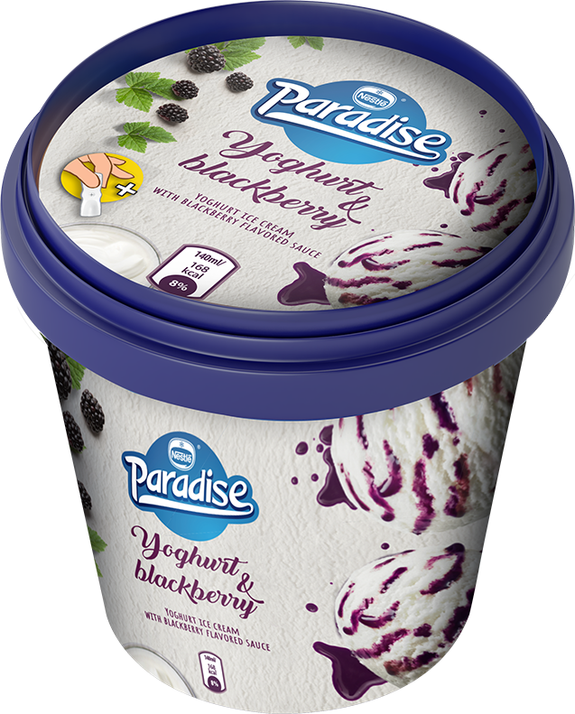 buy-paradise-yogurt-blackberry-ice-cream-cup-140ml-online-in-egypt